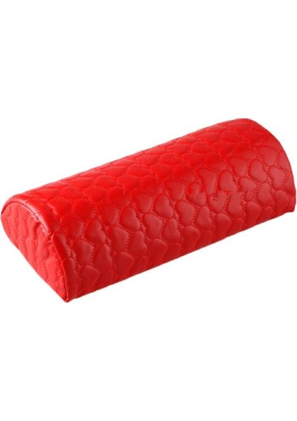 Kırmızı Masa El Yastık Yastık Tutucu Aşk Kalp Yumuşak Suni Deri Nail Art Yastık Manikür El Kol Dayanağı Yastık Pedikür Aracı (Yurt Dışından)