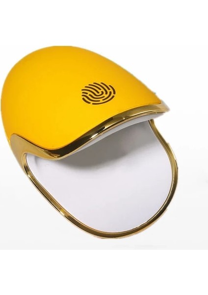 Sarı Ev Kullanımı Tırnak Lambası Taşınabilir 6 W LED Kurutucu 3 Uv Buz Kurutma Jel Lehçe Mini Manikür Araçları (Yurt Dışından)