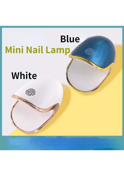 Sarı Ev Kullanımı Tırnak Lambası Taşınabilir 6 W LED Kurutucu 3 Uv Buz Kurutma Jel Lehçe Mini Manikür Araçları (Yurt Dışından)