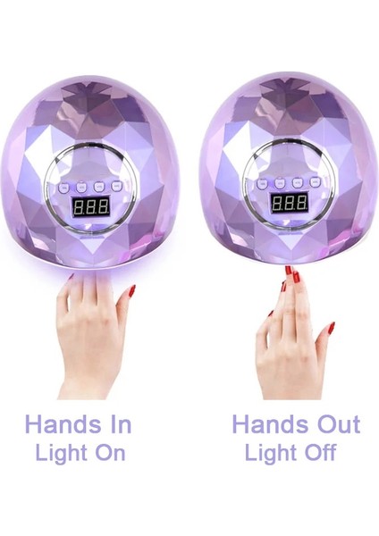 Gümüş (Ab Tak) 2020 86W Uv LED Lamba Tırnak Kurutucu Tırnak Manikür Için 39 Adet LED ile Hızlı Kuruyan Tırnak Kurutma Lambası Tüm Jel Cila Için Kürleme Işığı (Yurt Dışından) fırsatları