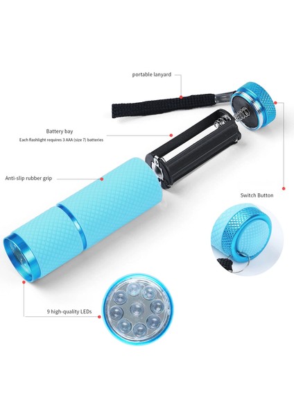 Sarı Mini Uv Işık Uv LED Lamba Tırnak Kurutucu Jel Tırnaklar Için 9 Adet Boncuk El Feneri Taşınabilirlik Tırnak Kurutucu Makinesi Tırnak Sanat Araçları Uv Işık (Yurt Dışından) fırsatları