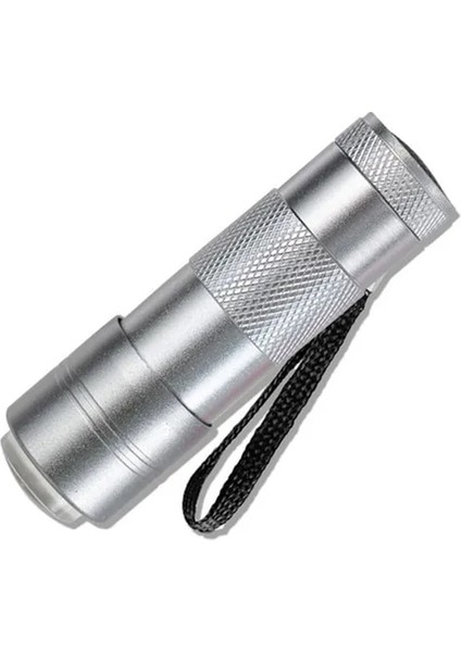 Gümüş 4 Renk Nail Art Uv Mini El Feneri Stamper ile Taşınabilir Silikon El LED Işık Tırnak Cilası Kurutucu Hızlı Kuru Manikür Lambası (Yurt Dışından)