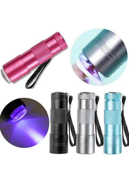 Gümüş 4 Renk Nail Art Uv Mini El Feneri Stamper ile Taşınabilir Silikon El LED Işık Tırnak Cilası Kurutucu Hızlı Kuru Manikür Lambası (Yurt Dışından) fırsatları