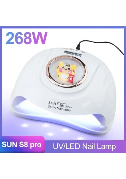 57LED-YEŞIL Ab Sun S8 Uv LED Tırnak Lambası 268 W Kurutma Için Tırnak Jeli Lehçe Kurutucu Hareket Algılamalı Güçlü Profesyonel Lamba Manikür Salonu Için (Yurt Dışından)