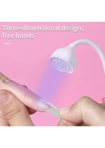 D3 18W Mini Uv LED Işık Tırnak Jel Lehçe Kurutma Lambası Manikür Tırnak Şeyler Sanat Salonu Ekipmanları Için Tek Parmak Profesyonel Kurutucu (Yurt Dışından)