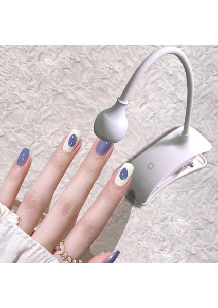 LD014-3 5V USB Girişi Uv LED Işık Gooseneck Mini Tırnak Lambası Uv Jel Tırnak Ipuçları Jel Lehçe Için Kelepçe Taşınabilir Kolay Tutulan USB Tırnak Kür Lambası (Yurt Dışından) indirimleri