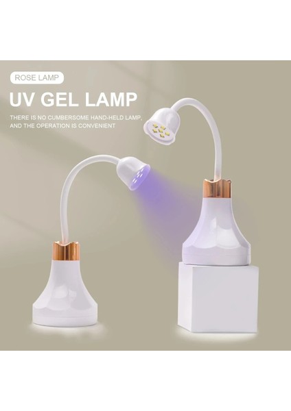 NEW21W Mini Tırnak Kurutucu Uv LED Lamba Katlanabilir Şarjlı 360° Dönme Kolu Hızlı Jel Tırnak Işık Dıy Ev Salon Manikür (Yurt Dışından)