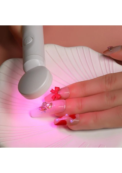 Şarj Edilebilir-A1 Cnhıds Mini Tırnak Kurutucu Uv LED Tırnak Lambası Jel Lehçe Kür Makinesi Taşınabilir Kabin Tek Parmak El Feneri Lambası Manikür Aletleri (Yurt Dışından)