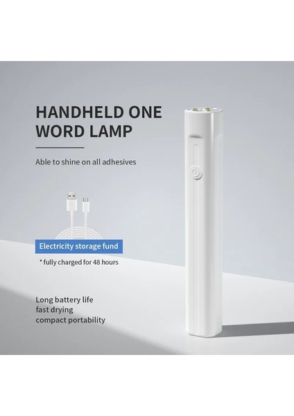 12 1 Adet Taşınabilir Mini Tırnak Lambası Kalem 3 Lamba Yuvası ile El Uv Işık Profesyonel 45S/60S Jel Cila USB Tırnak Kurutucu Tırnak Sanat Için (Yurt Dışından)