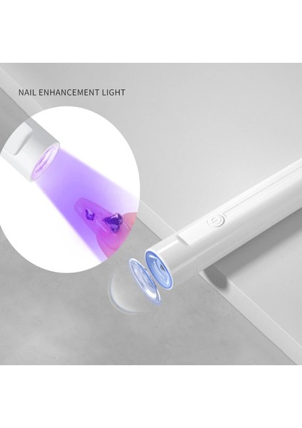 12 1 Adet Taşınabilir Mini Tırnak Lambası Kalem 3 Lamba Yuvası ile El Uv Işık Profesyonel 45S/60S Jel Cila USB Tırnak Kurutucu Tırnak Sanat Için (Yurt Dışından)