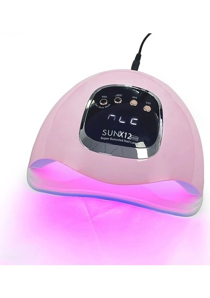66LEDS X15MAX Pembe Abd Fişi Sun X12 / X15 Max Uv LED Çivi Lambası Profesyonel Jel Lehçe Kurutma Lambası Kırmızı Işık Hızlı Kuru Manikür Makinesi Tırnak Salonu Araçları (Yurt Dışından)
