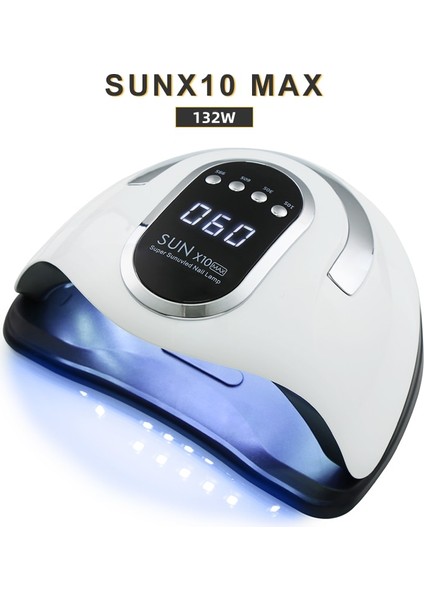 Sun X7 Max Ingiltere Sun X10/X9/X7 Max Uv LED Lamba Manikür Tırnak Lambaları Tırnak Kurutucu Kür Için Uv Jel Vernik Tırnak Aracı Sensörü ile LCD Ekran (Yurt Dışından)