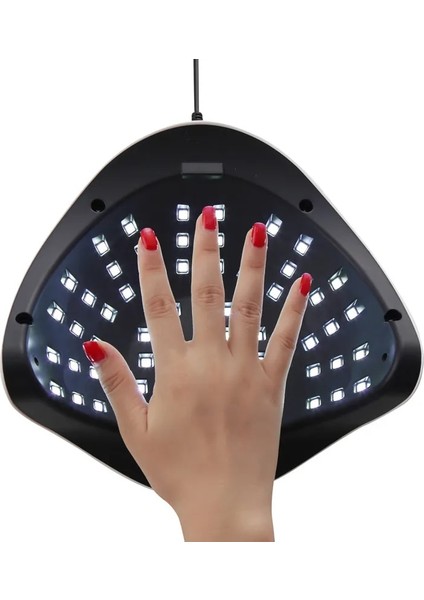 Sun X7 Max Ingiltere Sun X10/X9/X7 Max Uv LED Lamba Manikür Tırnak Lambaları Tırnak Kurutucu Kür Için Uv Jel Vernik Tırnak Aracı Sensörü ile LCD Ekran (Yurt Dışından)