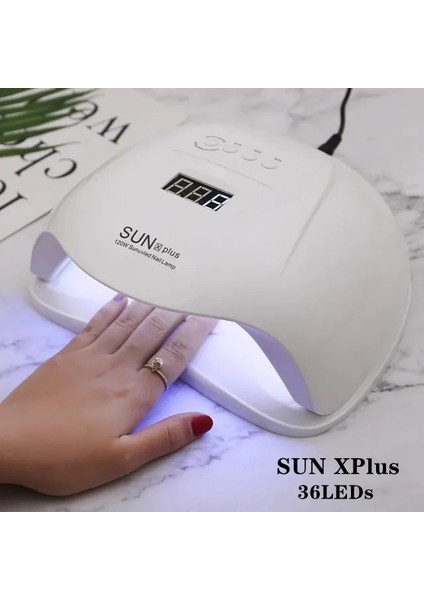 Sun x Plus Au Sun X5 Plus Uv LED Lamba 72W Yeni Tırnak Kurutucu Otomatik Sensörlü LCD Ekran Çivi Uv Lambası Jel Vernik Hızlı Kür Manikür Jel (Yurt Dışından) fiyatları
