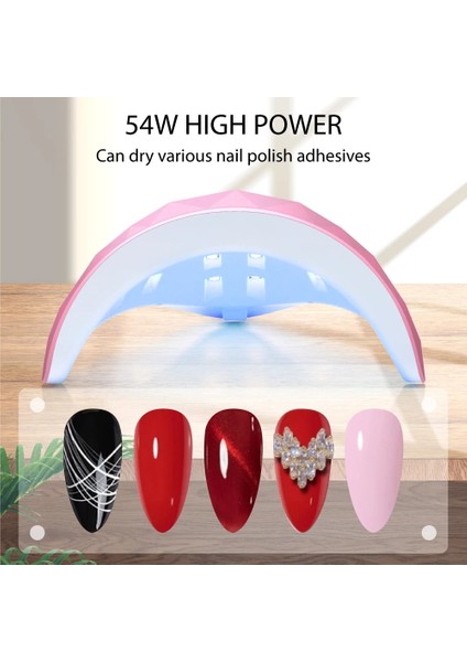 Minig USB Yıkoolın 18 Uv Işıkları Tırnak Kurutma Lambası Jel Lehçe Kür Makinesi Araçları Çivi Kurutucu 54 W Uv LED Lamba Çivi Aksesuarları (Yurt Dışından) fırsatları