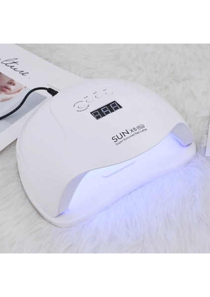Sun X5 Plus Au Sun X5 Plus Uv LED Lamba 72W Yeni Tırnak Kurutucu Otomatik Sensörlü LCD Ekran Çivi Uv Lambası Jel Vernik Hızlı Kür Manikür Jel (Yurt Dışından) modelleri