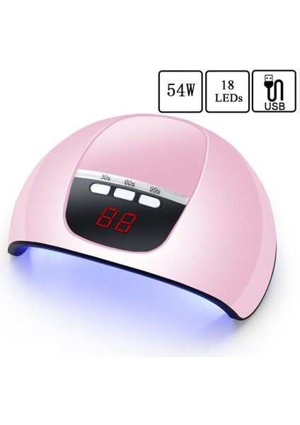 Mini 06 USB Tırnak Kurutucu Uv LED Lamba Tüm Jel Lehçe 42 Led'li Güçlü Tırnak Kurutma Lambası Akıllı Sensör Manikür Makinesi ile Uv Kabin (Yurt Dışından)