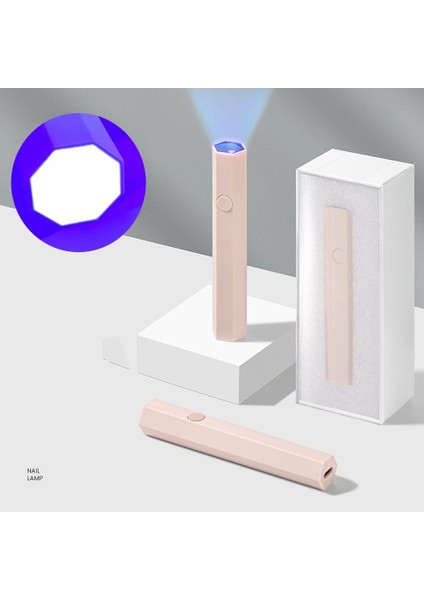 Jel Tırnaklar Için Mavi Diğer El Uv Işığı, Mini Tırnak Işığı, Taşınabilir LED Tırnak Lambası, Hızlı Kürlenme Için Akülü Şarj Edilebilir USB Tırnak Kurutucu (Yurt Dışından)