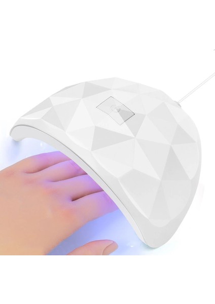 801 Pembe Cnhıds LED Tırnak Kurutucu Lamba Çivi 18 Uv Lamba Yuvası Kurutma Tüm Jel Lehçe USB Şarj Profesyonel Manikür Tırnak Lambası Ekipmanları (Yurt Dışından)
