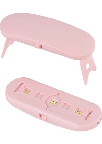 Pic Gösterisi Olarak 1 Adet 6 W 3led Mini Uv LED Lamba USB Şarj Jel Lehçe Kür Makinesi Tırnak Kurutucu (Yurt Dışından)