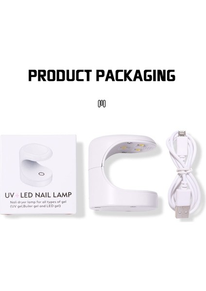 Siyah Mini Tırnak Kurutucu Uv Lamba Manikür Makinesi Tek Parmak Çivi Sanat Aracı Jel Lehçe 6 W Tırnak Kurutucu LED Tırnak Lambası Manikür Araçları (Yurt Dışından) indirimleri