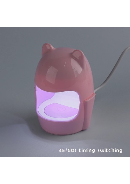 C042 Pembe USB 6W Mini Tırnak Kurutucu Mikro LED Uv Lamba Yumurta Şekli Tek Parmak Jel Vernik Kür Makinesi Manikür Tırnak Sanat Ekipmanları Aracı NLC043 (Yurt Dışından)