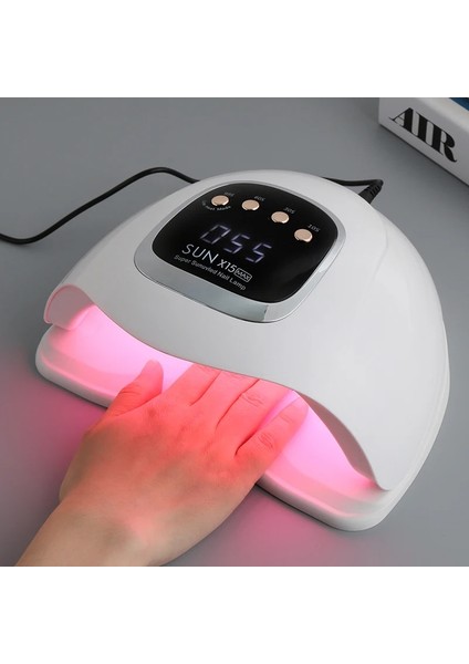 SUNX11 Max Ingiltere Profesyonel Sun X15 Max Lampara Uv LED Tırnak Lambası Hızlı Kuruyan Çivi Jel Lehçe Hareket Algılama Lambası Manikür Ev Salon Için (Yurt Dışından)