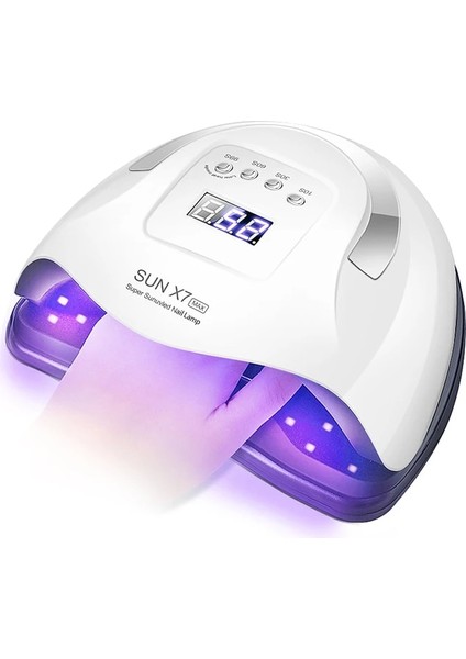 X7 Artı Abd Fişi 280 W Uv Lamba 4 Zamanlayıcı ile Reçine Yeni Sun X11 Tırnak Lambası Kurutucu Akıllı Sensör Jel Lambalar Yükseltilmiş Profesyonel Tırnak Araçları (Yurt Dışından)