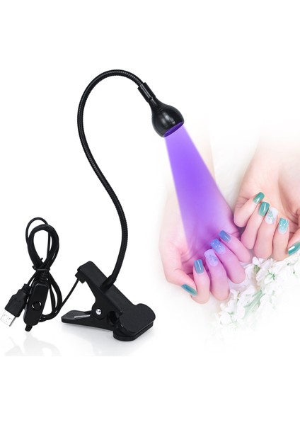 Siyah B LED Tırnak Işıkları Kurutucu Uv Lamba Ultraviyole Esnek Klipsli Masa Mini USB Uv Jel Kür Masa Lambası Manikür Pedikür Salon Araçları # (Yurt Dışından) indirimleri