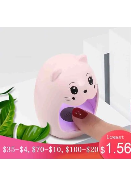 16W 6W USB Uv LED Tırnak Kurutucu Lamba Mını Pembe Yumurta Kedi Tasarımları Tırnak Işığı Hızlı Kuru Kür Tırnak Manikür Makinesi Jel Lehçe (Yurt Dışından)