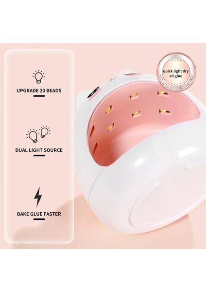 1 Us 24W Taşınabilir Manikür Mini Uv Lamba USB Küçük Kedi Tırnak Lambası Uv Jel Hiçbir Siyah Eller Hızlı Kurutulmuş Tırnak Sanat Aracı (Yurt Dışından) indirimleri
