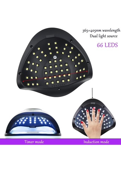 SUNX5PLUS (36LEDS) Ingiltere Sun X10 Max Uv LED Tırnak Lambaları Kurutucu Jel Lehçe Manikür LCD Ekran 45 Boncuk Hızlı Kür Tırnak Kurutucu Makinesi (Yurt Dışından)