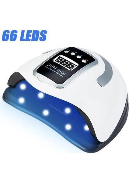 WHITE-X11 Ab Tak 300W Tırnak Kurutma Lambası Uv LED Işık Jel Tırnaklar Için LCD Ekranlı Profesyonel Lamba Manikür El ve Ayak Bakımı Araçları Için (Yurt Dışından)