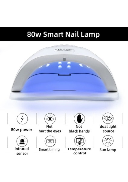 802 Abd Plug 36LED Tırnak Kurutma Lambası LED Uv Lamba Tırnaklar Için Kurutma Jeli Cila ile Akıllı Sensör Uv Lambası Manikür Salonu Aracı Ekipmanları (Yurt Dışından)