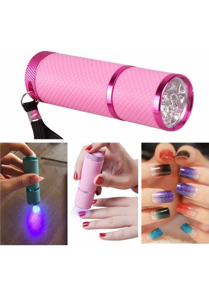 Sarı Biutee Uv Işık Lambası Mini 9 LED El Feneri Uv Jel Yapıştırıcı Tutkal Kür Lamba Işığı El Tırnak Kurutucu Uv El Fenerleri Tırnak Aracı (Yurt Dışından) modelleri