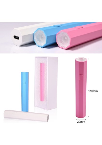LD18-3 Mını Taşınabilir Salon Hızlı Kuru USB Tırnak Kurutma Makinesi Ev Fototerapi Araçları Profesyonel Uv LED Tırnak Lambası Mini El Feneri Kalem * (Yurt Dışından) modelleri