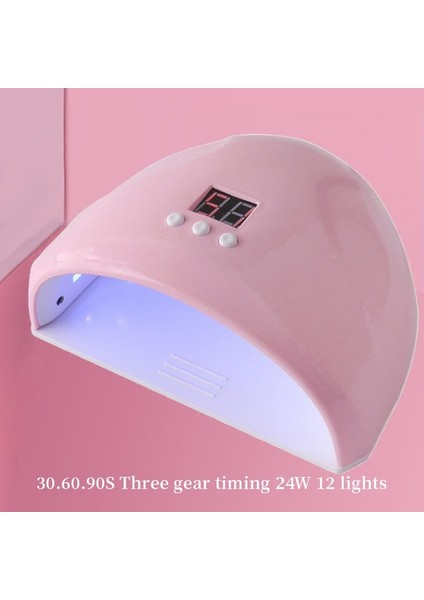 24W-1 48W 36W Tırnak Kurutma Makinesi Taşınabilir Uv Manikür LED Lamba Çivi USB Kablosu Ev Kullanımı Tırnak Uv Lambası Kurutma Jel Lehçe Çivi (Yurt Dışından)