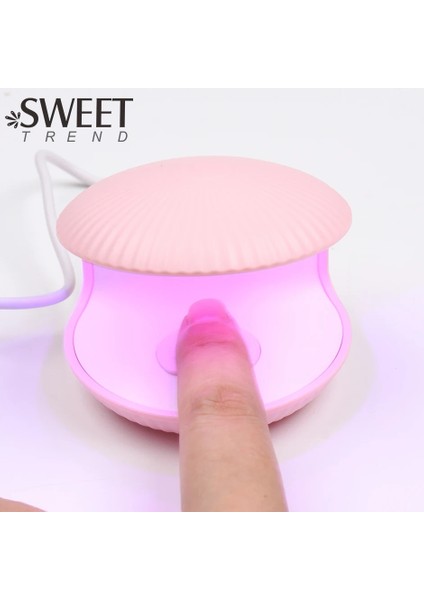 CA043 Tek Parmak Mini Tırnak Kurutucu Uv LED Lamba Kabuk Şekli USB Tırnak Lambası Manikür Makinesi Kür Lehçe Jel Araçları Tırnak Sanat Ekipmanları (Yurt Dışından)