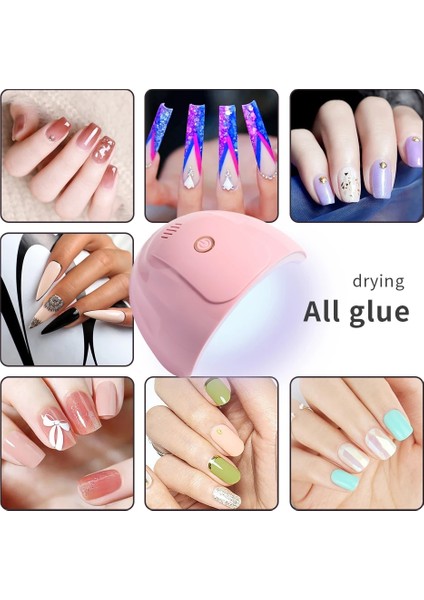 803-2 Lulaa USB 18 Uv Işıkları Kurutma Lambası Kür Jel LED Tırnak Fototerapi Makinesi Profesyonel Manikür Aracı Salon Ekipmanları (Yurt Dışından)