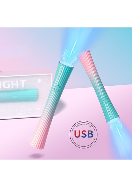 Beyaz Angnya El Tırnak Lambası Şarj Edilebilir Tırnak Kurutucu Profesyonel Taşınabilir Mini Uv LED Lamba Çivi Hızlı Kuru USB Tırnak Sanat Aracı (Yurt Dışından)