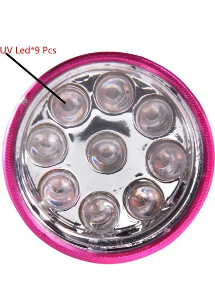 Beyaz Biutee Uv Işık Lambası Mini 9 LED El Feneri Uv Jel Yapıştırıcı Tutkal Kür Lamba Işığı El Tırnak Kurutucu Uv El Fenerleri Tırnak Aracı (Yurt Dışından) fırsatları