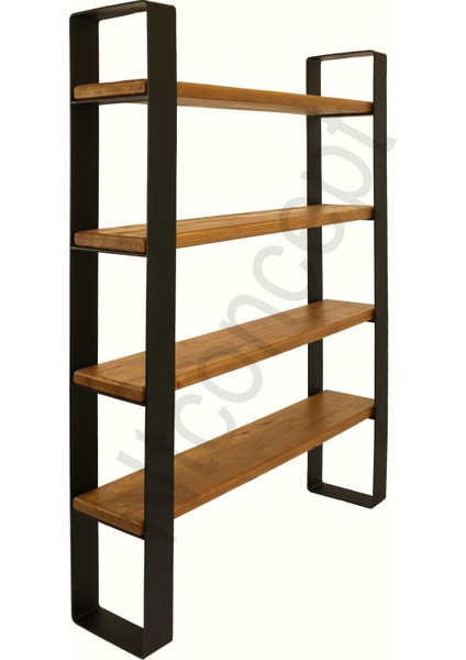 Nia Masif Ağaç Kitaplık-Vitrin modelleri