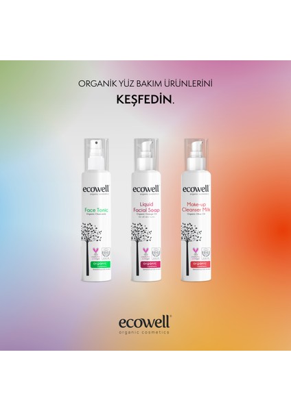 Makyaj Temizleme Sütü, Organik & Vegan Sertifikalı, Göz Yakmayan Nemlendirici Vanilya Yağı Özü 200ml