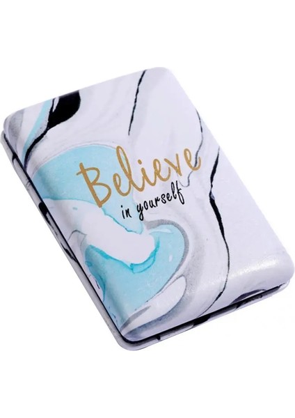 1 Makyaj Aynası Katlanır Şeffaf Cam Metal Suni Deri Ayna Seyahat Kozmetik Için (Yurt Dışından) fiyatları