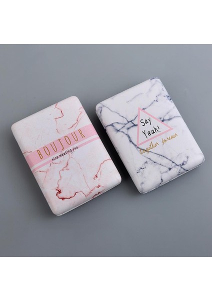 1 Makyaj Aynası Katlanır Şeffaf Cam Metal Suni Deri Ayna Seyahat Kozmetik Için (Yurt Dışından) fırsatları