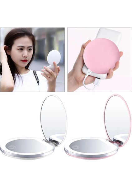 Pembe Mor USB Kompakt Şarjlı Aydınlatmalı Çanta (Yurt Dışından) indirimleri