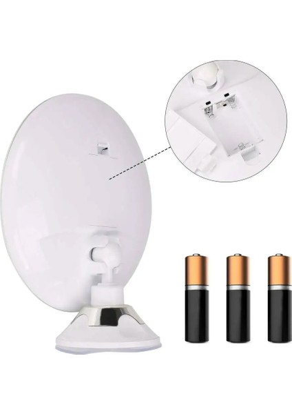 Uzatma Modeli 14 LED Moda Makyaj Aynası 10X Büyüteç Işık Ayarları Kadınlar Için Parlak Doğal Gün Işığı Kozmetik Ayna (Yurt Dışından) fiyatları