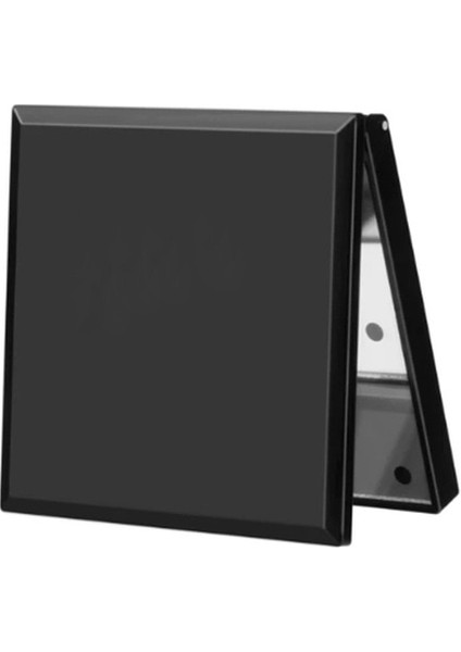 BLACK7X7CM LED Işık ile Kadınlar Küçük Vanity Makyaj Aynaları El Katlanabilir Çift Taraflı Kompakt Cep El Kozmetik Ayna Güzellik Araçları (Yurt Dışından)