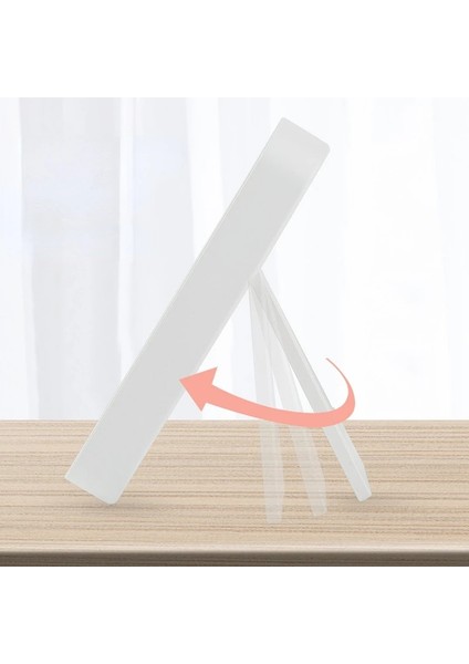 Üç Renkli Pembe LED Makyaj Aynası Dokunmatik Ekran 3 Işık Taşınabilir Ayakta Katlanır Vanity Ayna Büyüteç Kompakt Kozmetik Ayna (Yurt Dışından) indirimleri