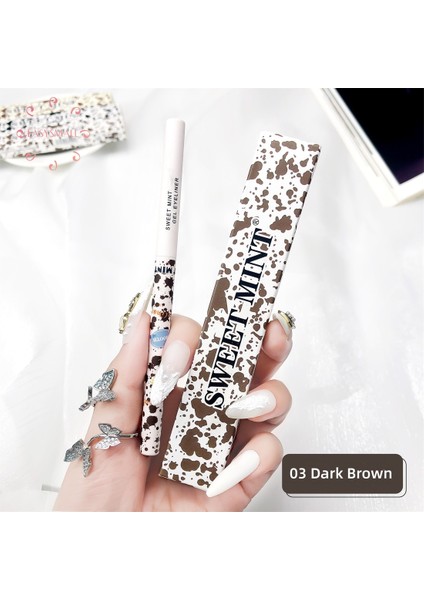 03 Koyu Kahverengi Ultra-Ince Su Geçirmez Likit Eyeliner Kore Makyajı (Yurt Dışından) indirimleri